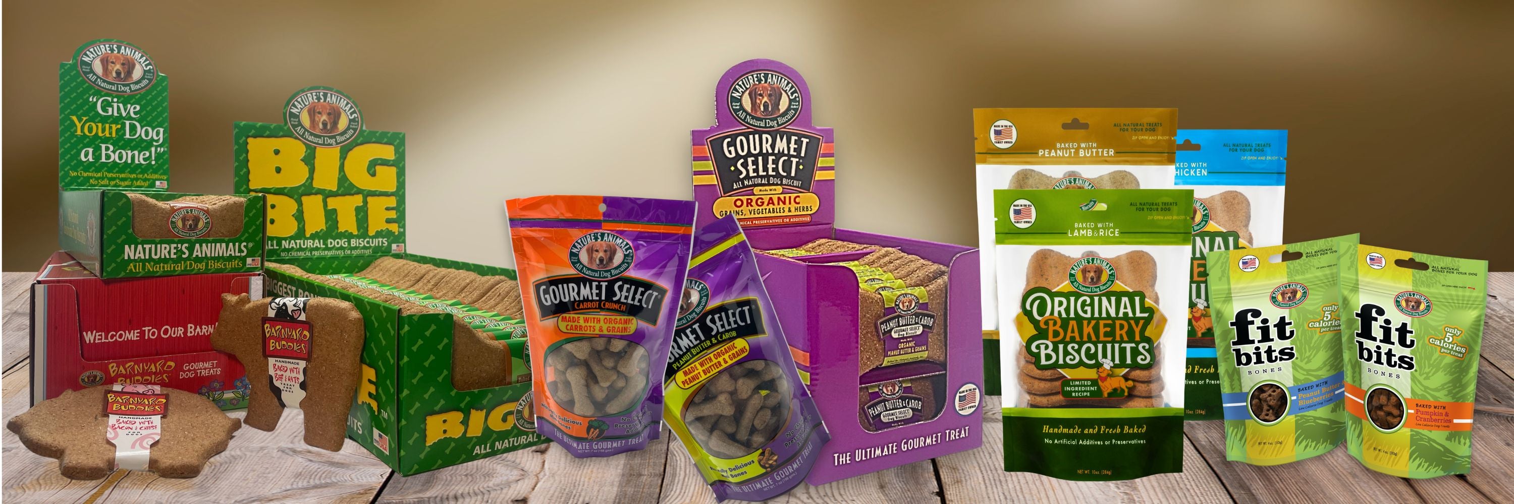 Natures animals dog biscuits store